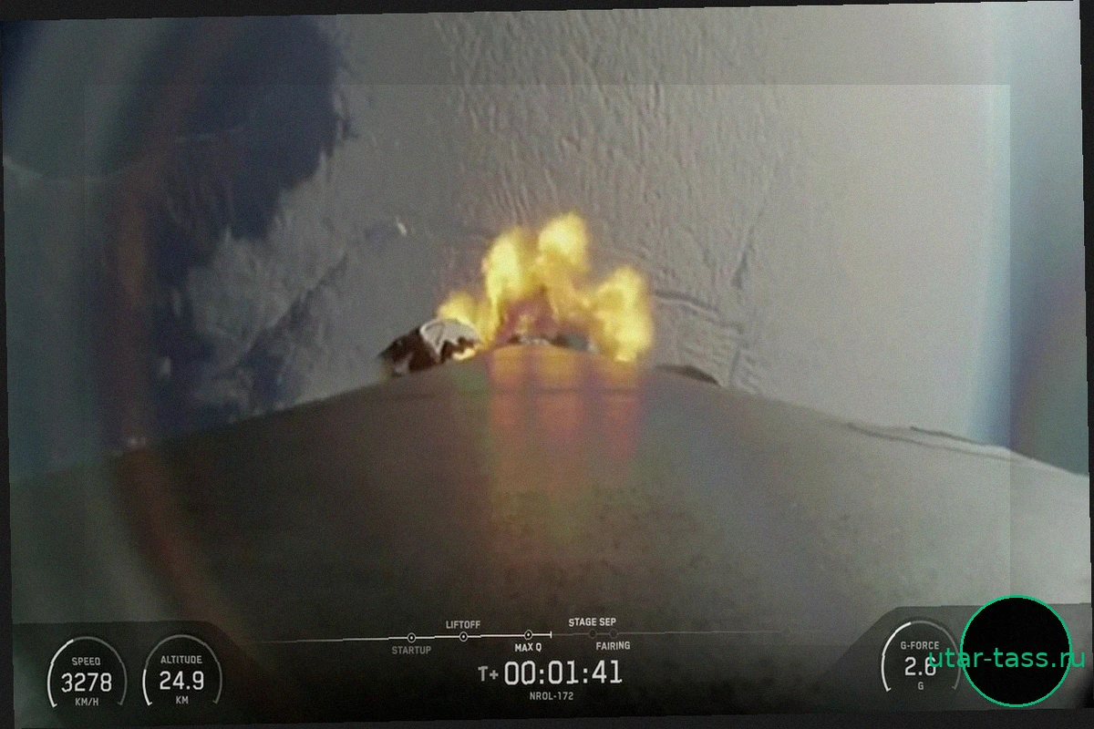 SpaceX запускает секретные спутники-шпионы США на орбиту из Калифорнии (видео, фото)