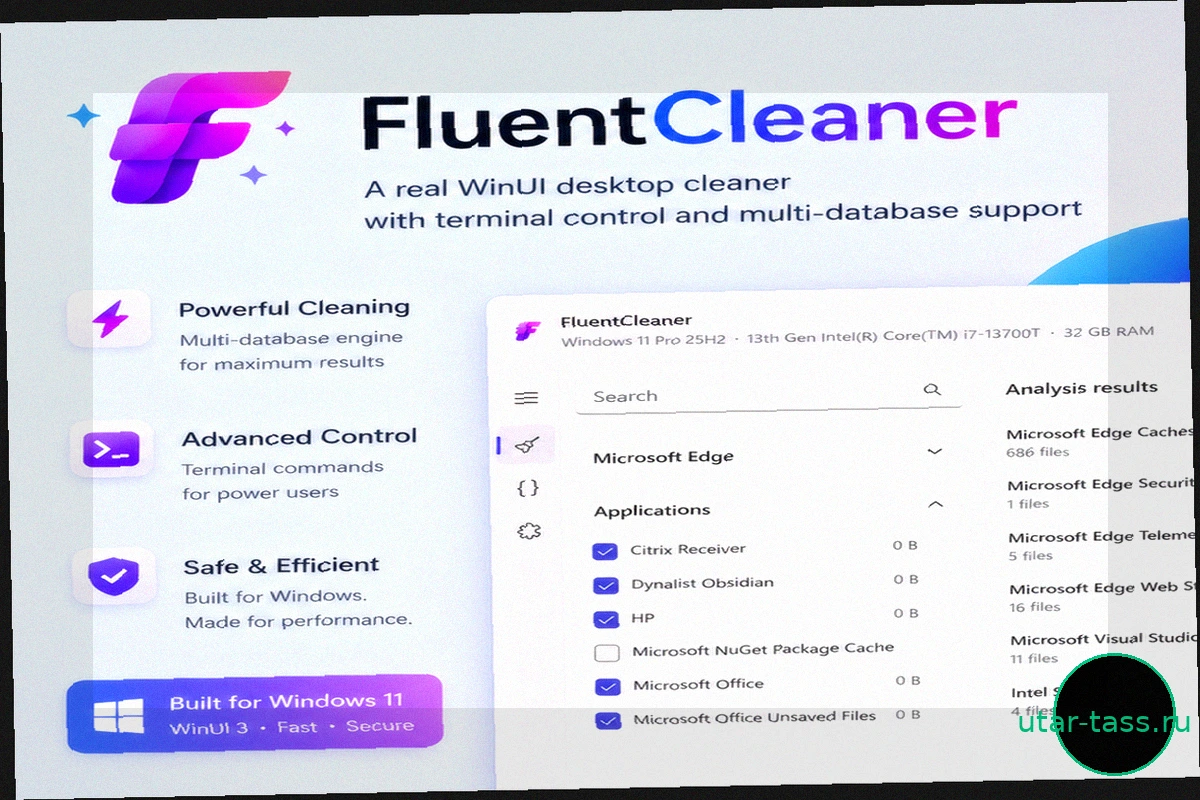 FluentCleaner: Идеальная Открытая Альтернатива CCleaner для Windows 11