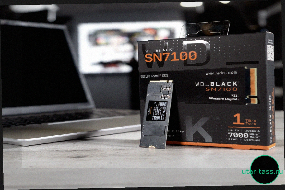Выгодное предложение: Внутренний SSD WD Black SN7100 1 ТБ за 169,60 €