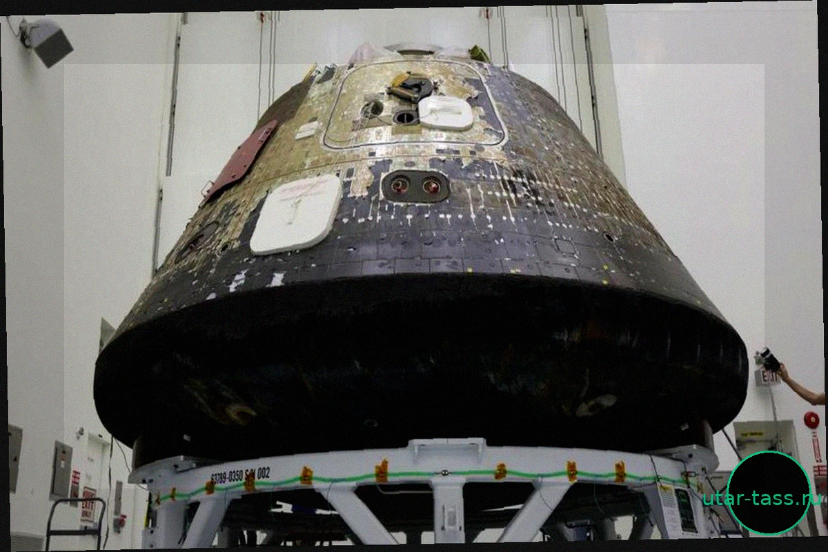 Капсула Orion миссии Artemis 2: Обугленный корпус после возвращения