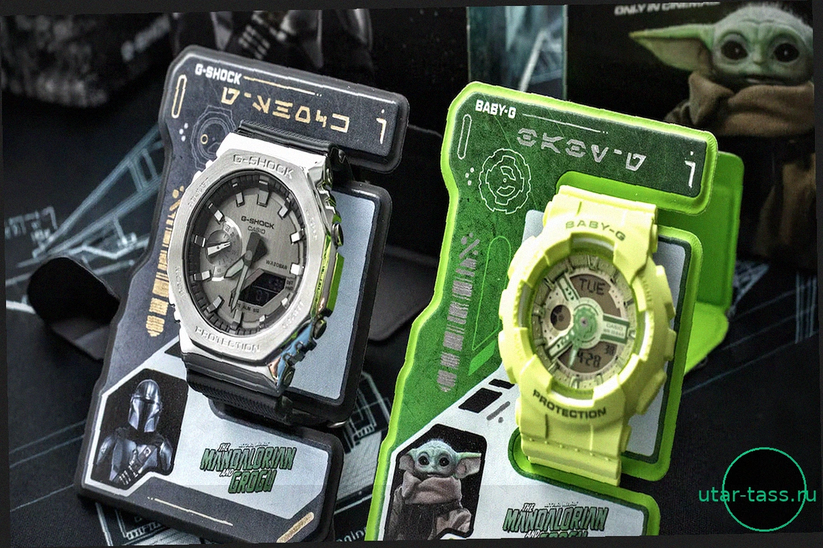 Часы Casio G-Shock "Мандалорец и Грогу": Время и "Путь" на Вашем Запястье
